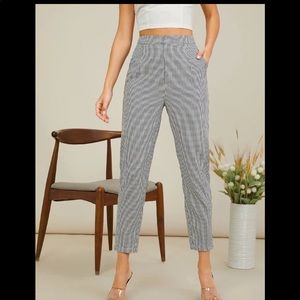 SHEIN Plaid Pants NWT